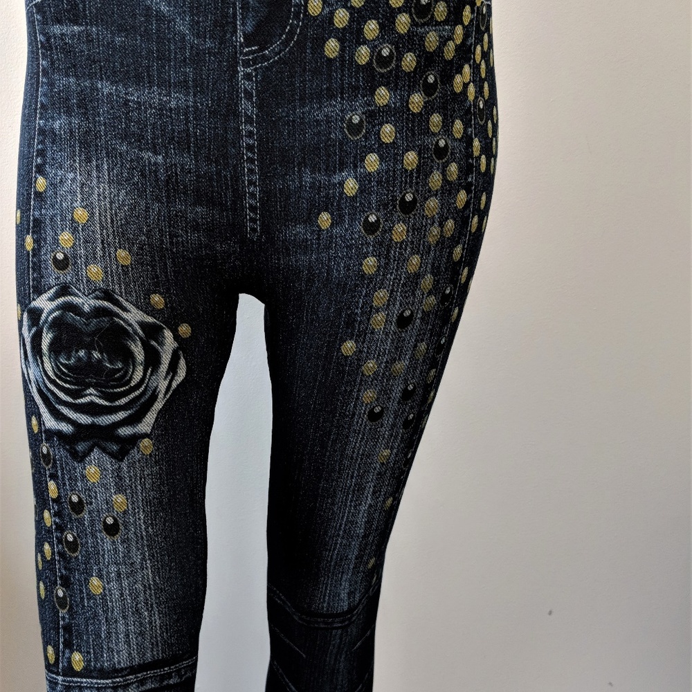 ***new***    Denim-look leggings